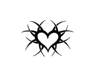 Tribal Tattoo Designs Heart