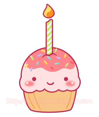Happy Birthday Cupcake by pixelity
